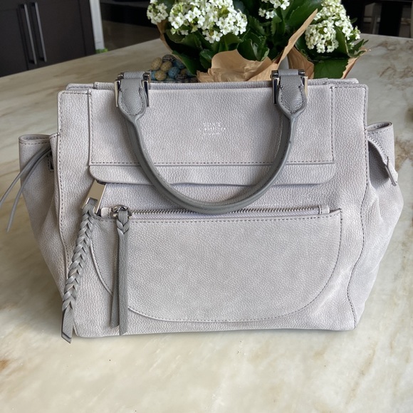 Vince Camuto Ayla Leather Purse in Cloud grey- multi pocket, brand new condition - Picture 2 of 12